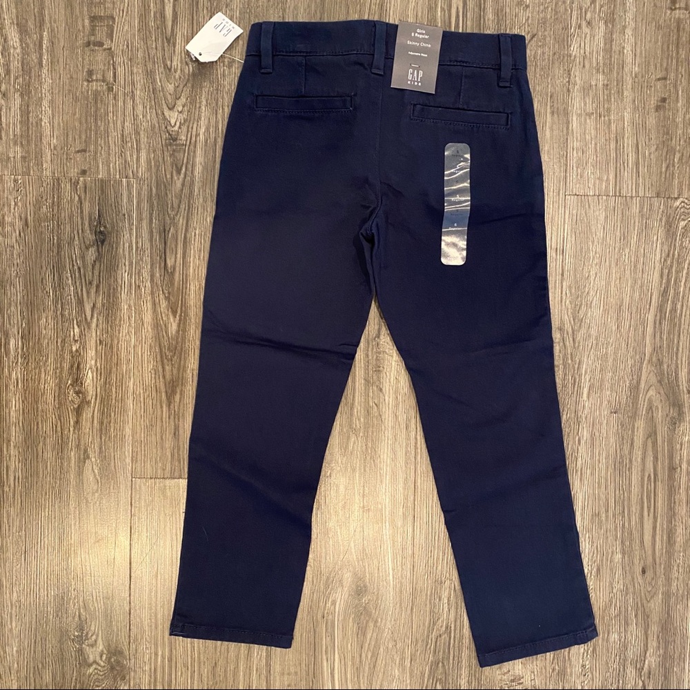 GAP NWT Navy Uniform Skinny Chino 5R - Picture 7 of 11